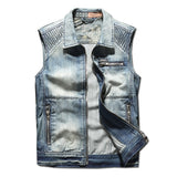 Denim Coat Vest