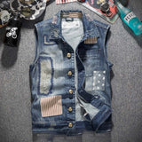 Denim Coat Vest