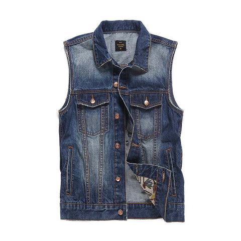 Denim Coat Vest