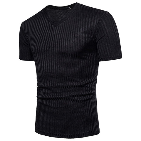 Black Striped T-Shirt