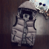 Hooded Coat Vest