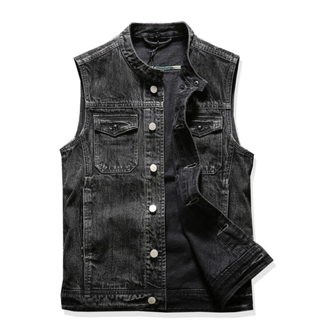 Denim Coat Vest